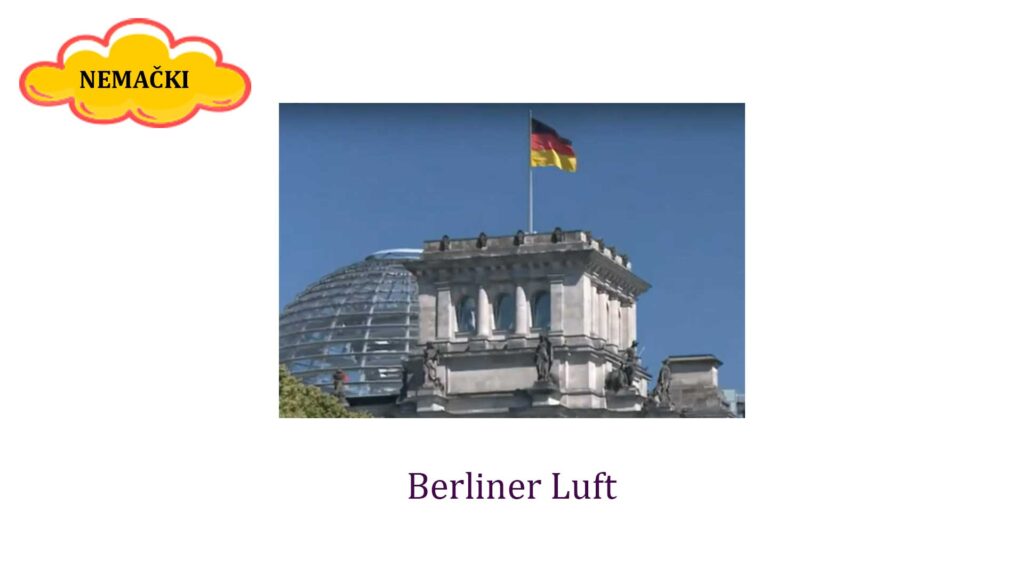 Video lekcija nemačkog jezika – Berliner Luft