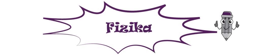 Fizika – banner stranice sa ilustrativnim okvirom